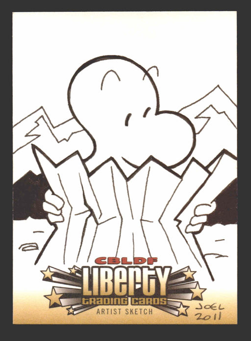 2011 Cryptozoic CBLDF Liberty Artist Sketch Card by Joel Carroll   - TvMovieCards.com