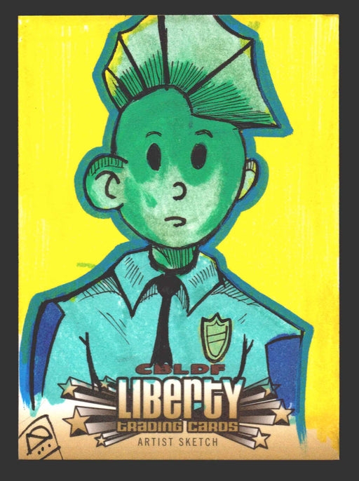 2011 CBLDF Comic Book Legal Defense Fund Liberty Artist Sketch Trading Card - TvMovieCards.com