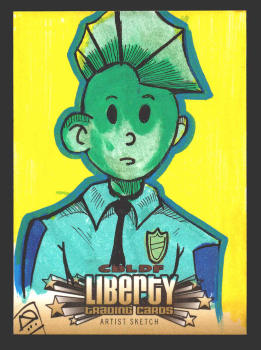 2011 CBLDF Comic Book Legal Defense Fund Liberty Artist Sketch Trading Card - TvMovieCards.com