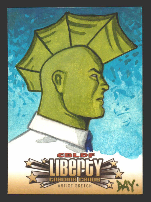 2011 Cryptozoic CBLDF Liberty Artist Sketch Trading Card by David Day - TvMovieCards.com
