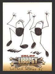 2011 Cryptozoic CBLDF Liberty Artist Sketch Card by Wilson Ramos Jr - TvMovieCards.com