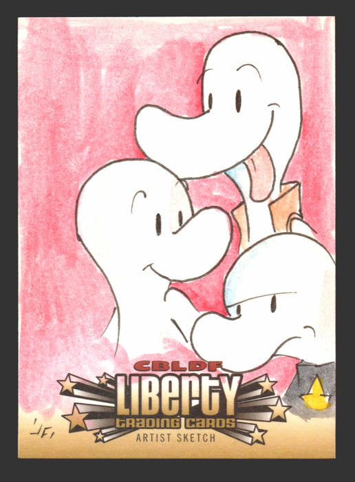 2011 Cryptozoic CBLDF Liberty Artist Sketch Card by Jerry Fleming   - TvMovieCards.com