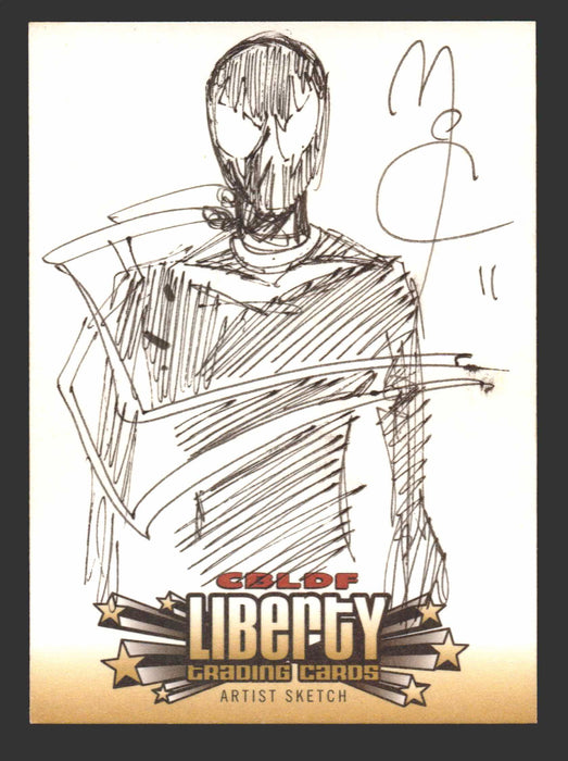 2011 CBLDF Comic Book Legal Defense Fund Liberty Artist Sketch Trading Card - TvMovieCards.com