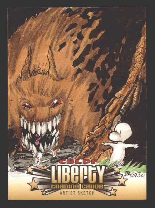 2011 Cryptozoic CBLDF Liberty Artist Sketch Trading Card by Babisu Kourtis - TvMovieCards.com