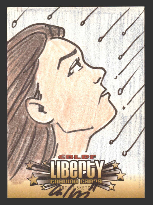 2011 CBLDF Comic Book Legal Defense Fund Liberty Artist Sketch Trading Card - TvMovieCards.com