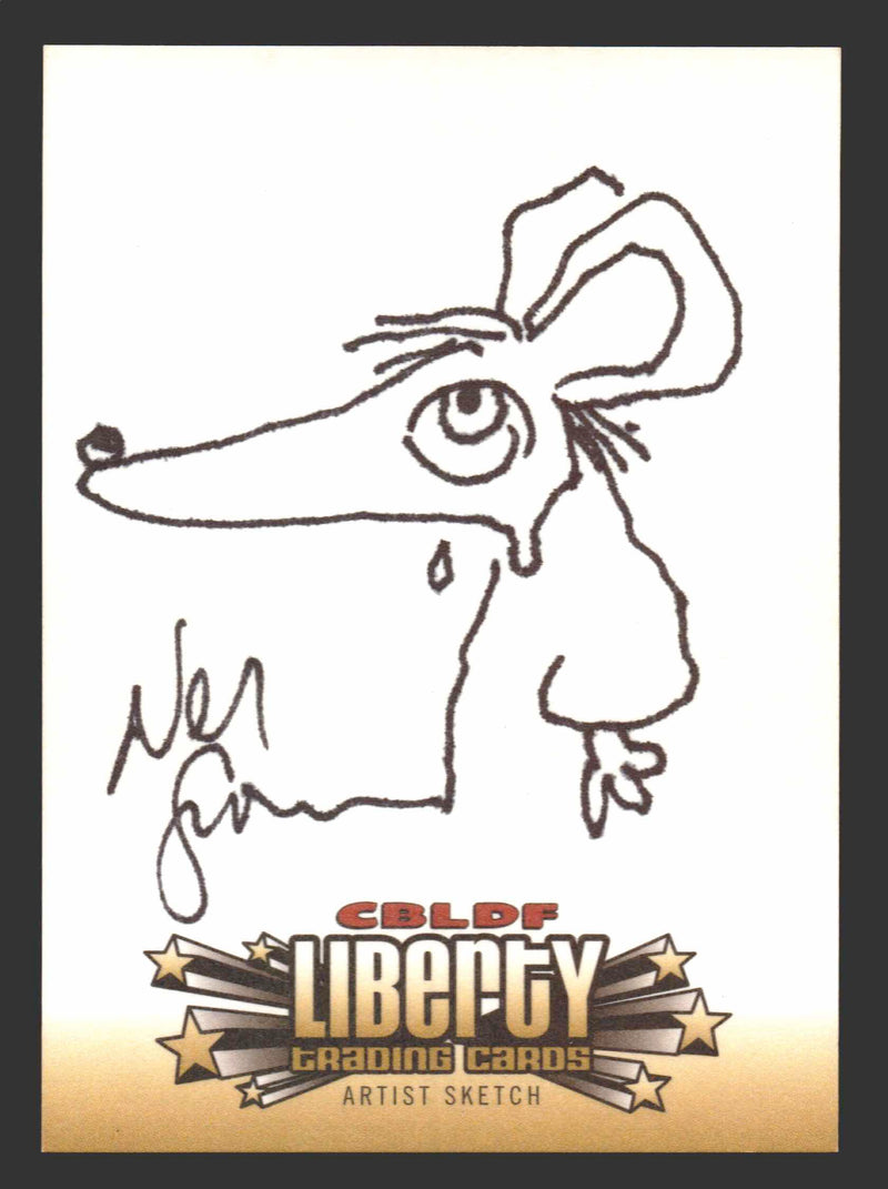 2011 CBLDF Liberty Artist Sketch Coraline Trading Card by Neil Gaiman - TvMovieCards.com