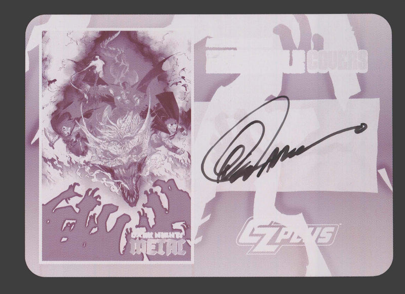 2024 CZX Dark Nights Metal Printing Plate Autograph Card Greg Capullo DNM6-GC - TvMovieCards.com
