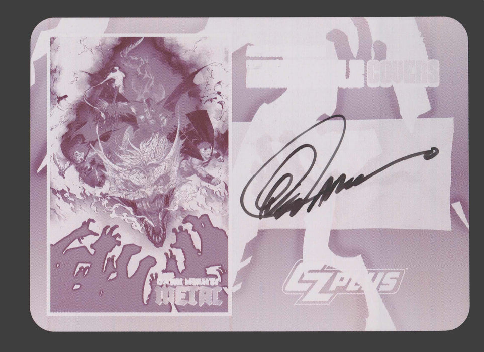 2024 CZX Dark Nights Metal Printing Plate Autograph Card Greg Capullo DNM6-GC