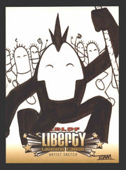 2011 CBLDF Comic Book Legal Defense Fund Liberty Artist Sketch Trading Card   - TvMovieCards.com
