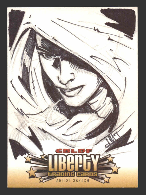 2011 CBLDF Comic Book Legal Defense Fund Liberty Artist Sketch Trading Card - TvMovieCards.com
