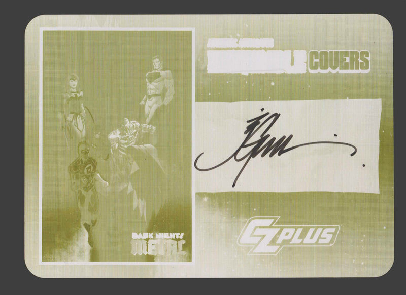 2024 CZX Dark Nights Metal Printing Plate Autograph Card Jonathan Glapion DNM1-J - TvMovieCards.com