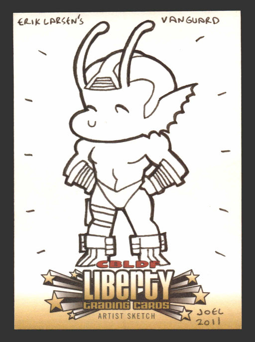 2011 Cryptozoic CBLDF Liberty Artist Sketch Card by Joel Carroll - TvMovieCards.com
