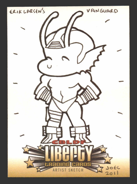2011 Cryptozoic CBLDF Liberty Artist Sketch Card by Joel Carroll - TvMovieCards.com