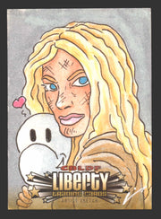 2011 CBLDF Comic Book Legal Defense Fund Liberty Artist Sketch Trading Card   - TvMovieCards.com