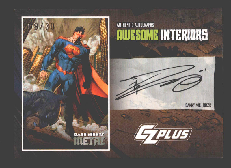 2024 CZX Dark Nights Metal Autograph Card Danny Miki BTDEV-DM - TvMovieCards.com