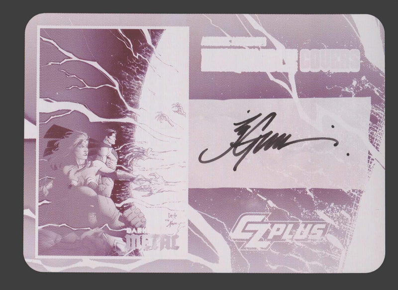 2024 CZX Dark Nights Metal Printing Plate Autograph Card Jonathan Glapion DNM2-J - TvMovieCards.com