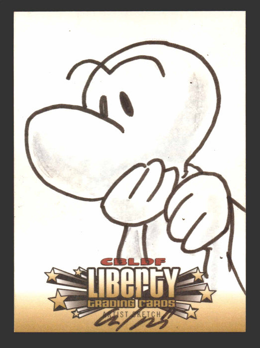 2011 CBLDF Comic Book Legal Defense Fund Liberty Artist Sketch Trading Card - TvMovieCards.com