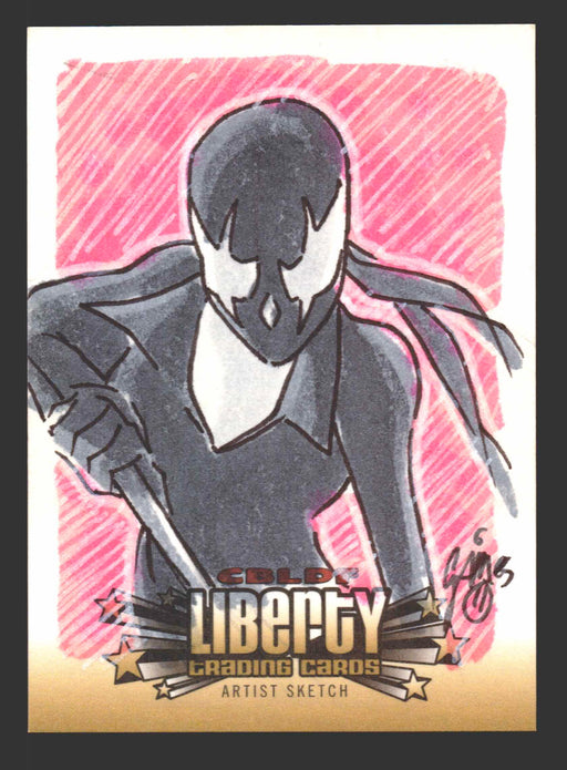 2011 Cryptozoic CBLDF Liberty Artist Sketch Card by Christian James Thomas   - TvMovieCards.com