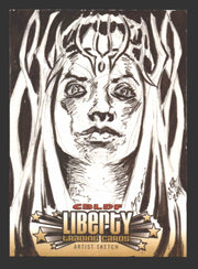 2011 CBLDF Comic Book Legal Defense Fund Liberty Artist Sketch Trading Card   - TvMovieCards.com
