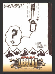 2011 Cryptozoic CBLDF Liberty Artist Sketch Card Bone by Larry Marder - TvMovieCards.com