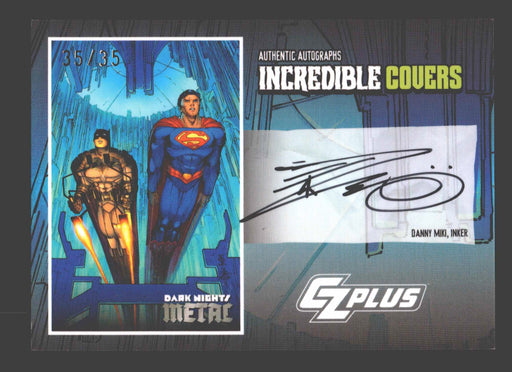 2024 CZX Dark Nights Metal Autograph Card Danny Miki TF-DM - TvMovieCards.com