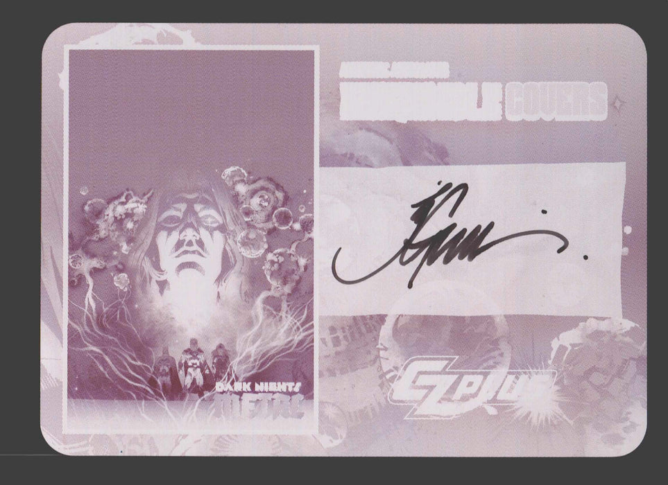 2024 CZX Dark Nights Metal Printing Plate Autograph Card Jonathan Glapion DNM4-JG