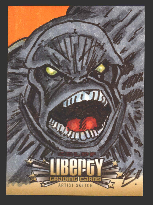 2011 CBLDF Comic Book Legal Defense Fund Liberty Artist Sketch Trading Card - TvMovieCards.com