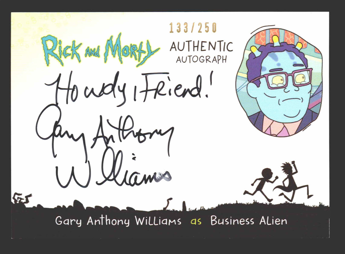 2019 Rick and Morty Season 2 Gary Anthony Williams Business Alien Auto ...