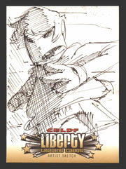2011 Cryptozoic CBLDF Liberty Artist Sketch Card by Steven Rodriguez - TvMovieCards.com