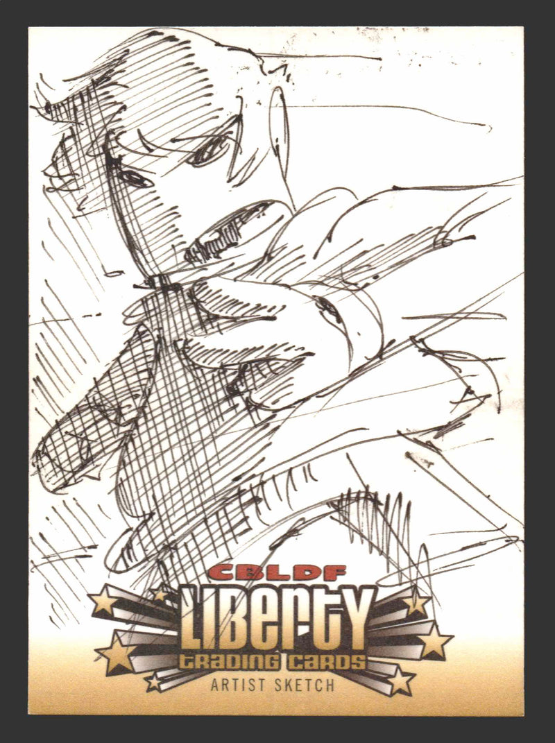 2011 Cryptozoic CBLDF Liberty Artist Sketch Card by Steven Rodriguez - TvMovieCards.com