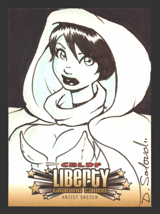 2011 Cryptozoic CBLDF Liberty Artist Sketch Trading Card by Danielle Soloud - TvMovieCards.com
