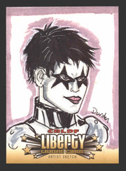 2011 Cryptozoic CBLDF Liberty Artist Sketch Trading Card by Jason Durden   - TvMovieCards.com