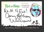 Rick and Morty Season 2 Gary Anthony Williams Assimilated Alien 4 Autograph Card   - TvMovieCards.com