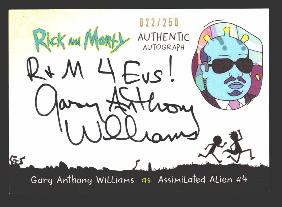 Rick and Morty Season 2 Gary Anthony Williams Assimilated Alien 4 Auto ...