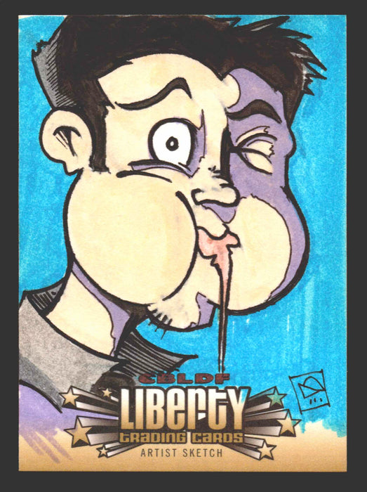 2011 CBLDF Comic Book Legal Defense Fund Liberty Artist Sketch Trading Card - TvMovieCards.com