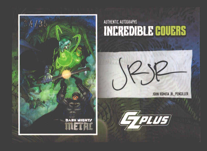 2024 CZX Dark Nights Metal Autograph Card John Romita Jr TC-JRJR - TvMovieCards.com