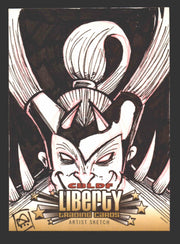 2011 CBLDF Comic Book Legal Defense Fund Liberty Artist Sketch Trading Card   - TvMovieCards.com