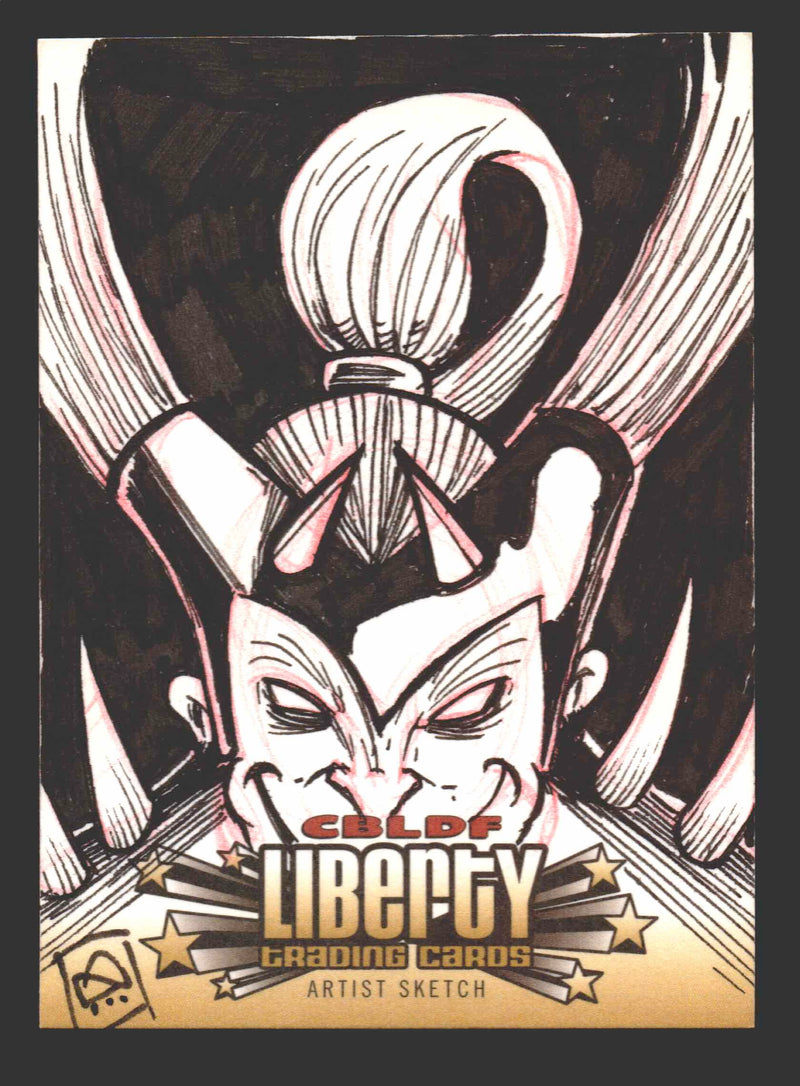 2011 CBLDF Comic Book Legal Defense Fund Liberty Artist Sketch Trading Card   - TvMovieCards.com