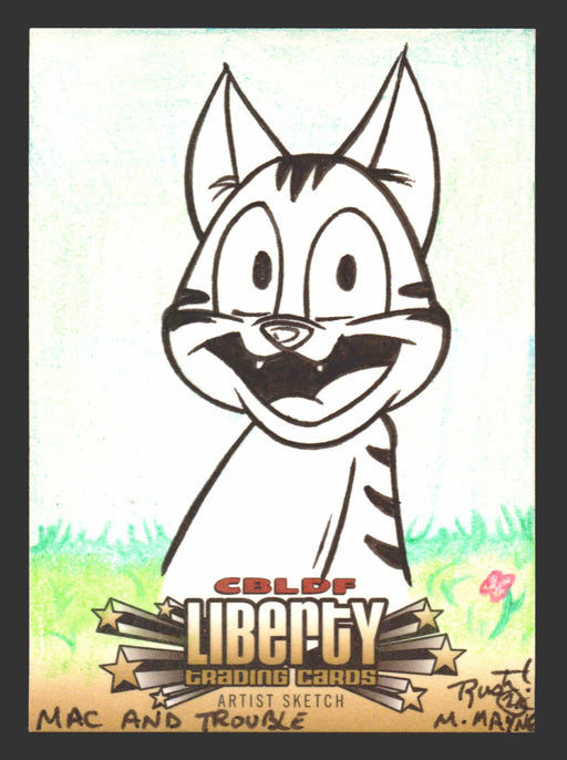 2011 Cryptozoic CBLDF Liberty Artist Sketch Trading Card by Rusty Gilligan - TvMovieCards.com