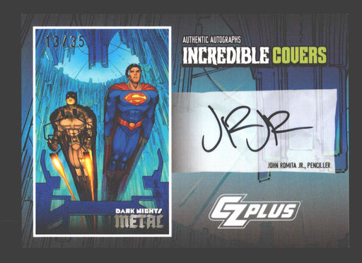 2024 CZX Dark Nights Metal Autograph Card John Romita Jr TF-JRJR - TvMovieCards.com
