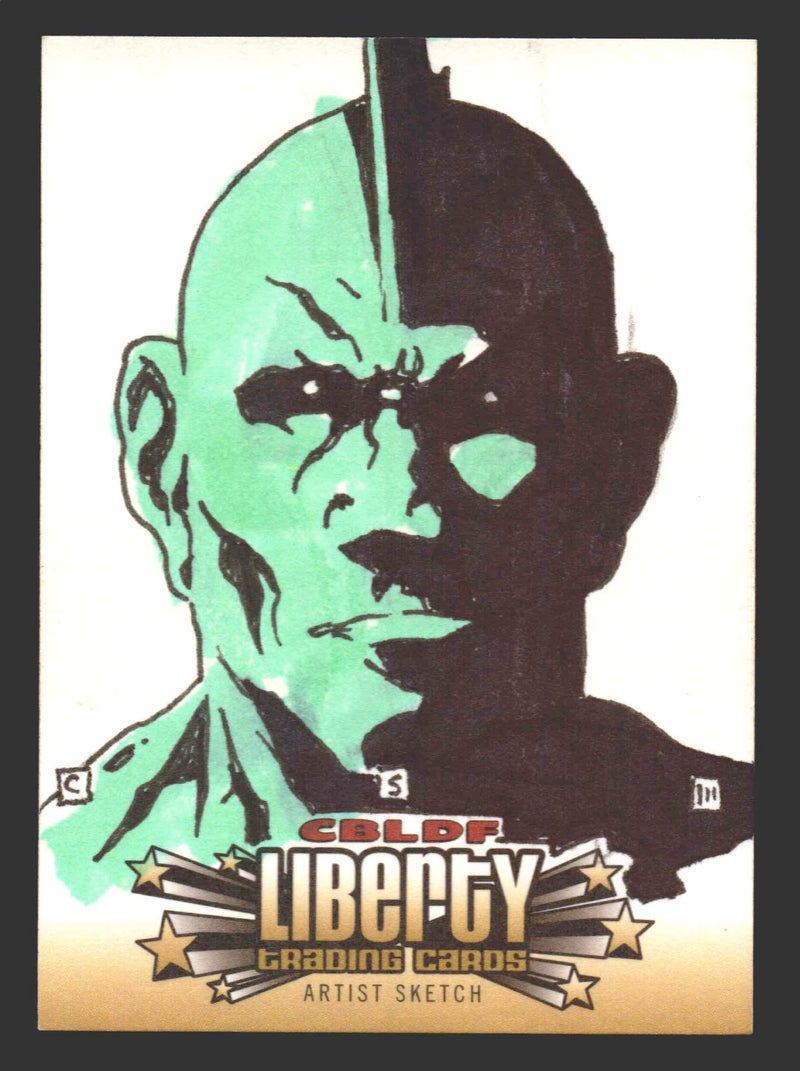 2011 Cryptozoic CBLDF Liberty Artist Sketch Card by Chip Skelton - TvMovieCards.com