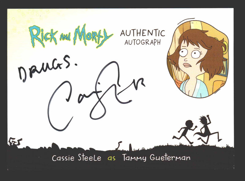 Rick and Morty Season 2 CS-TG Cassie Steele as Tammy Gueterman Autograph Card   - TvMovieCards.com