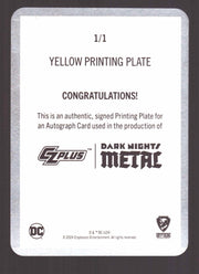 2024 CZX Dark Nights Metal Printing Plate Autograph Card Jonathan Glapion DNM6-J - TvMovieCards.com