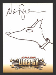 2011 CBLDF Liberty Artist Sketch Coraline Trading Card by Neil Gaiman - TvMovieCards.com