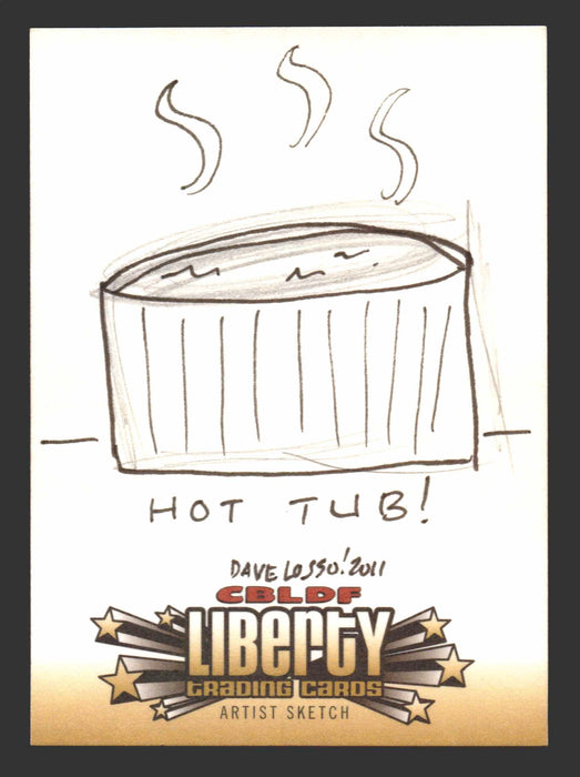 2011 Cryptozoic CBLDF Liberty Artist Sketch Trading Card by Dave Losso - TvMovieCards.com