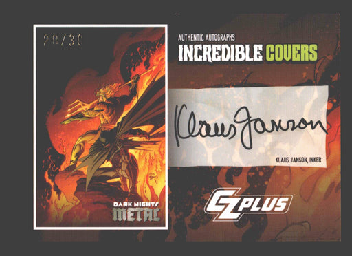 2024 CZX Dark Nights Metal Autograph Card Klaus Janson TF-KJ - TvMovieCards.com