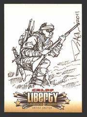 2011 CBLDF Comic Book Legal Defense Fund Liberty Artist Sketch Trading Card - TvMovieCards.com