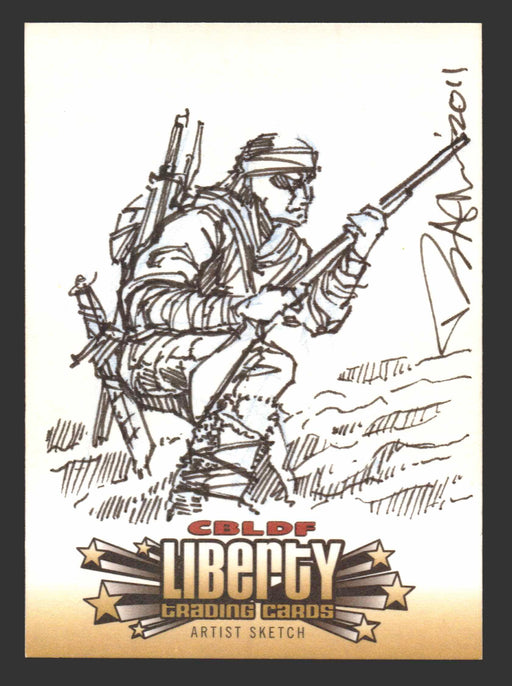 2011 CBLDF Comic Book Legal Defense Fund Liberty Artist Sketch Trading Card - TvMovieCards.com