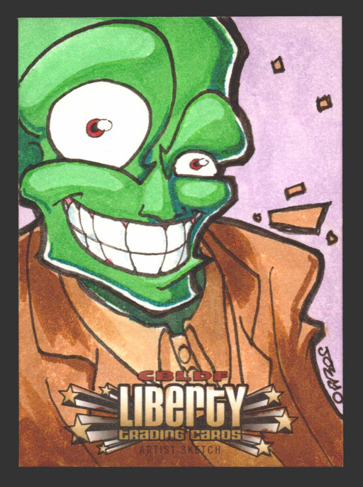 2011 Cryptozoic CBLDF Liberty Artist Sketch Trading Card by Joey Dangerous - TvMovieCards.com