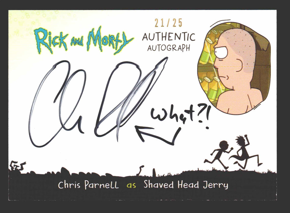 Rick and Morty Season 2 CP-SH Chris Parnell as Shaved Head Jerry Autograph Card   - TvMovieCards.com